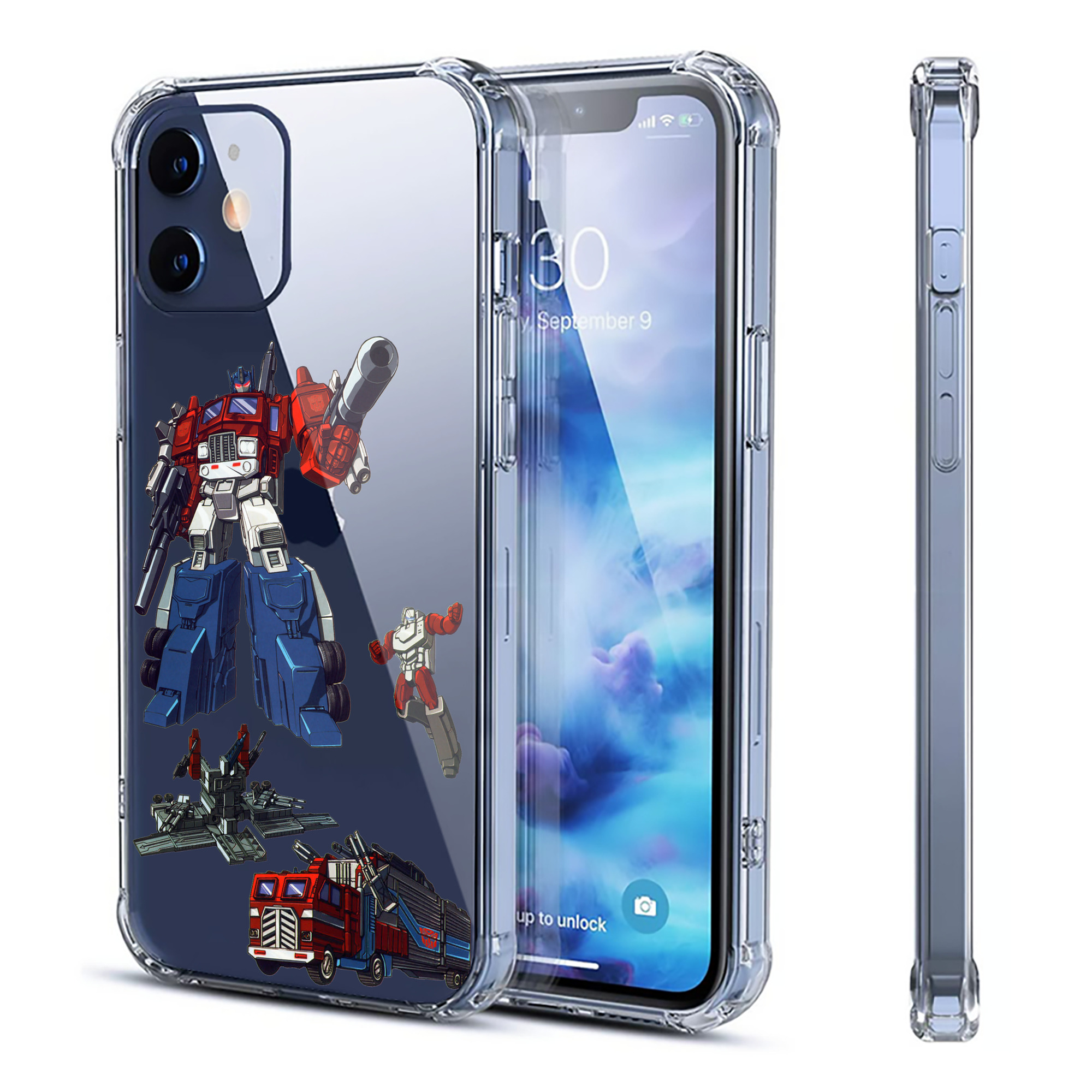 （画像用）  【iPhone 12シリーズ対応】透明スマホケース（クリアソフトケース）
